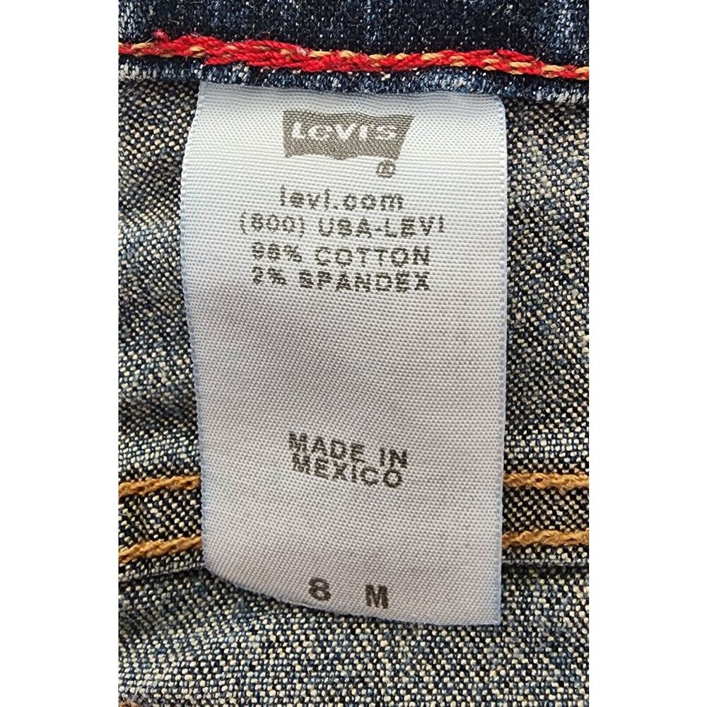 Levis Jeans Womens 8 Blue 550 Relaxed Boot Cut Mid Waist Mom Denim Pants Y2K 07 - Picture 3 of 16
